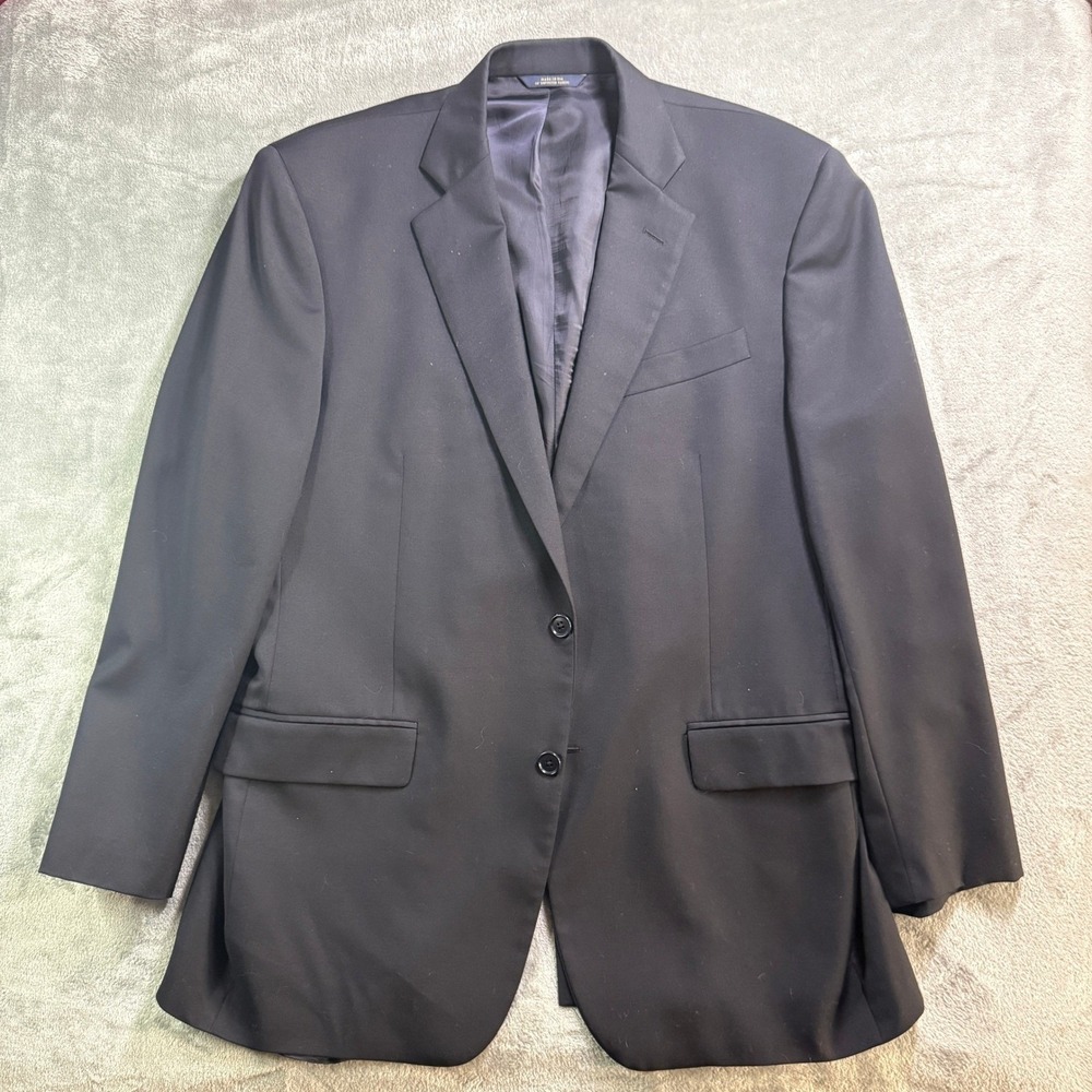 VTG Brooks Brothers Madison Blazer 42R Black Wool Estrato Trabaldo Togna USA